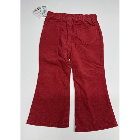 Vintage Sears Tough skins girls 24 months corduroy red pants Heart Pocket - Picture 8 of 10